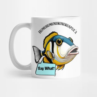 Aloha Vibes: Hawaii State Fish Reef Triggerfish Funny Tee Mug